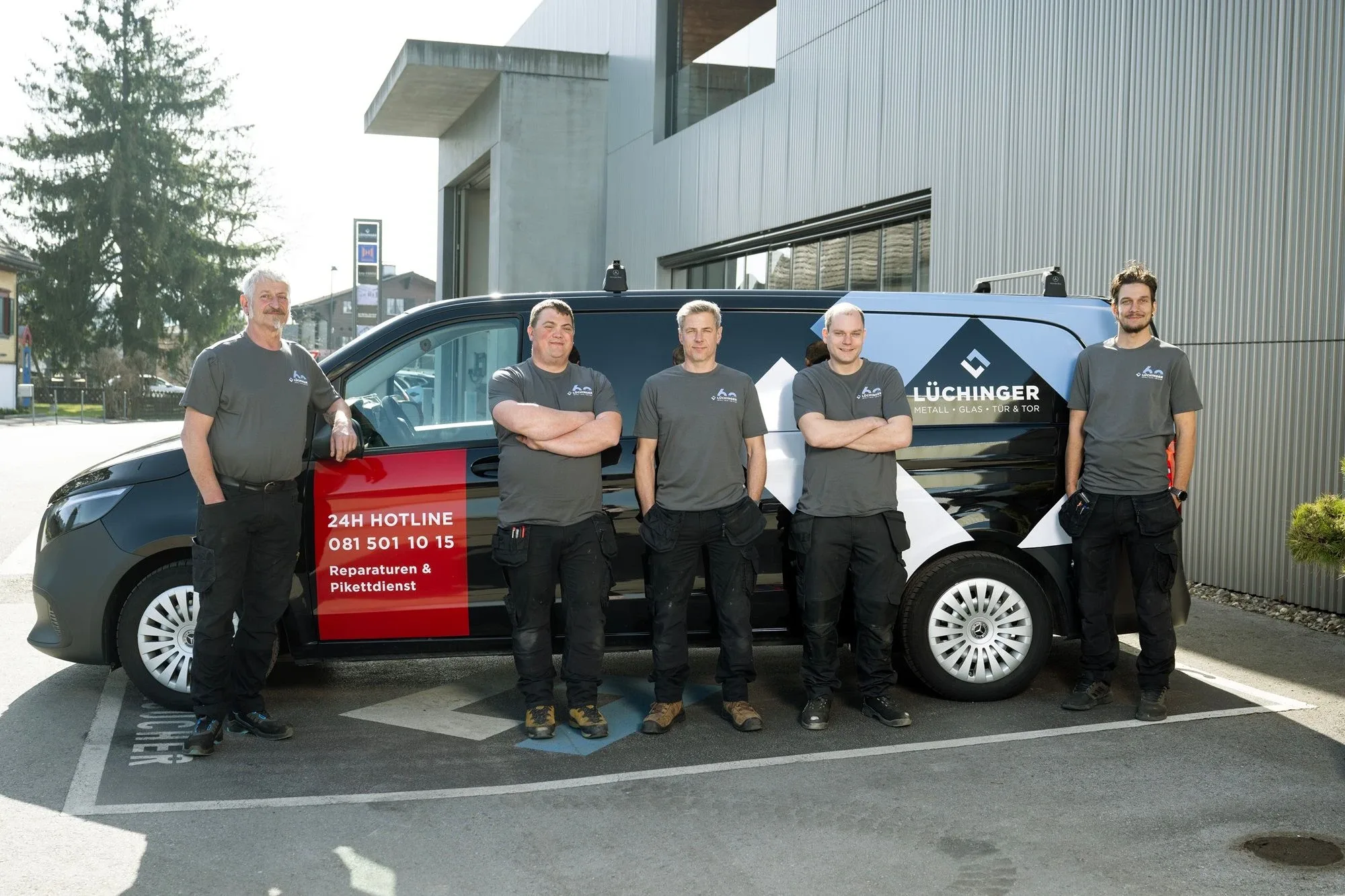 Servicetechniker die 24/7 für unsere Kunden unterwegs sind